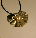 Geranium Leaf Pendant